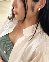 グローブピアス (シルバー)