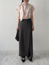 Scone Unbalanced Wrap Wide Slacks