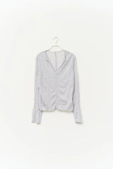 (W) Close Wrinkled Slit Top