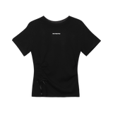 モリラインスリットフローTシャツ