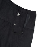 COLLECTION SUEDE PUMPKIN SKIRT [CHARCOAL]