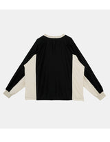 Sporty V-neck Windbreak Pullover