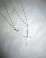 Koiz Silver Cross Necklace