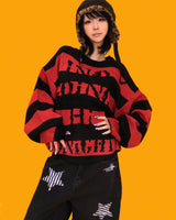stripe punk box knit (2color)