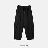 フラップバルーンスウェットパンツ(4 Colors)