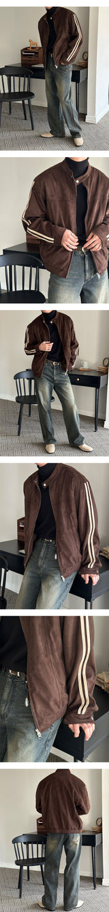 [F/W] Track suede jacket(4color)