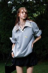 Sticker Print Layered Polo