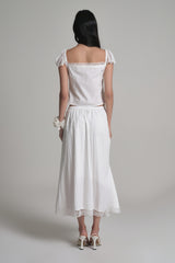  Angel lace skirt, Ivory
