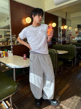 Unicorn アーカイブステッチリンガークロップショートスリーブ White