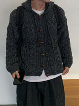  Level Tteokbokki Knit Hooded Cardigan