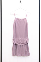 Shirring Waist Dress (Light Purple)