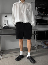 ASCLO ベロアショートパンツ (3color)
