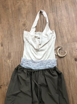 Draped tube top