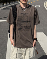 ORBI PIGMENT PRINT SHORT-SLEEVE T-SHIRT