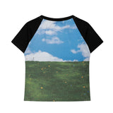 Oslo Pink Bunny Graphic Crop Tee 231935041