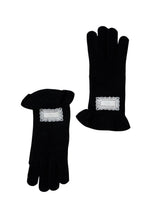 Orb frilly gloves (deep black)
