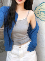 Pure Layered Slim Lace Cap Sleeveless (2color)