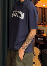 Cropped Boston Short-Sleeve T 4COLOR
