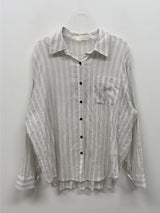 Block Stripe Loose Fit Shirt