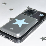 [made] milky star MagSafe card wallet