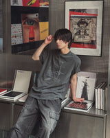 オフセット ヴィンテージ レタリング 半袖Tシャツ