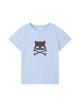 KIRI SKULL PATCH T-SHIRT (BLUE)