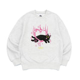 CIRCUS HEART SWEATSHIRTS-LIGHT MELANGE
