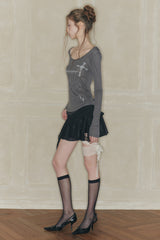 DUSK GRAPHIC TEE charcoal