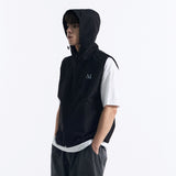 THIN NYLON HOOD VEST (2color)