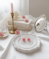 [Hearts2Hearts Ana Piercing] Petit Rose Cabochon Piercing - Pink