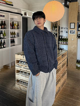 Eden high neck knit cardigan