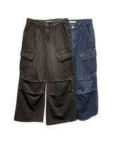 Karzen rivet cargo wide denim