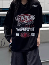 new york メッシュTシャツ