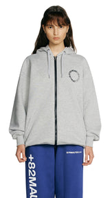 Round Hurter Crewneck Hooded Zip-Up