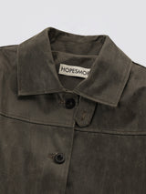 Vintage Leather Half Coat