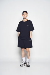 25SS エンボロゴワッフルショートパンツ ブラック