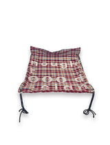 000 Design Check Gym Sack / Burgundy