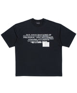 BBD ヒッデンスローガン Tシャツ (ブラック)