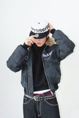 Whisper Pillbox Cap (Stripe)