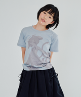 キャットガールインスペースTシャツ