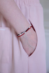 FOREST RIBBON BEAD BRACELET