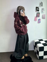 TWO PINTUCK RIVET BELT BALLOON LONG PANTS 🤎🖤💙3COLOR