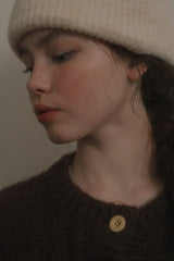 Nutty cable cardigan_brown