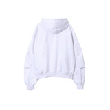 ネストボタンフーディージップアップ (3 Colors)