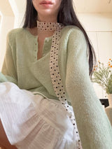 [MADE] Rules Button Henley Neck Knit