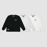 EXAMPLE カーシブサークルロゴビッグカーラー L/S TEE