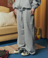 Waffle Stud Sweatpants (Melange) K25QC692