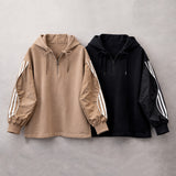 Waveline Hood Semi-Zipup (2 colors)