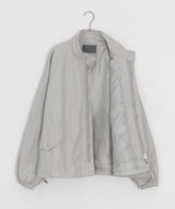 Ranbe Windbreaker Over Bomber Jacket