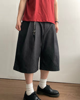 Ease Herringbone Bermuda Denim Pants